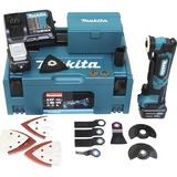 Makita Akku-Multifunktions-Werkzeug TM30DSMJX5, 12 Volt blau/schwarz, 2x Li-Ionen-Akku 4,0Ah, im MAKPAC Gr.2