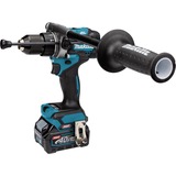 Makita Akku-Schlagbohrschrauber HP001GD201 XGT, 40Volt blau/schwarz, 2x Li-Ion XGT Akku 2,5Ah, MAKPAC