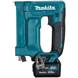 Makita Akku-Tacker ST113DSMJ, 10,8 Volt, Elektrotacker blau/schwarz, 2x Li-Ionen-Akku 4,0Ah, im MAKPAC Gr.1