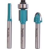 Makita Fräser-Set D-30209, 3-teilig 6mm-Schaft