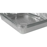 Napoleon Alu-Fettauffangschalen 16,5cm x 16cm für TravelQ-Serie, Tropfschale silber, 5 Stück