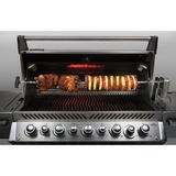 Napoleon Drehspieß-Set Commercial Quality für Prestige PRO™ 665, Grillspieß silber