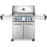 Napoleon Gasgrill Prestige 500 Edelstahl silber, mit SIZZLE ZONE