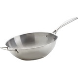 Napoleon Grill-Wok aus Edelstahl silber, Ø 30cm