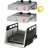 Otto Wilde Grillers Ottos O.F.B. Standard Komplett-Set, Gas + Elektro, Gasgrill edelstahl, mit 2 Tops