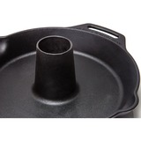 Petromax Gusseiserner Geflügelbräter cf30, Geflügelhalter schwarz, Ø 30cm