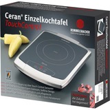 Rommelsbacher Einzelkochtafel CT 2203/TC, Kochplatte edelstahl