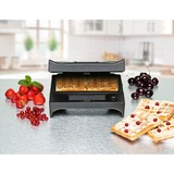 Rommelsbacher Multi Toast & Grill SWG 700 3-in-1 Max, Kontaktgrill schwarz/edelstahl, 700 Watt, mit 3 Platten-Sets