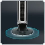 Rowenta Turmventilator VU 6670 FO silber/schwarz