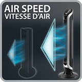 Rowenta Turmventilator VU 6670 FO silber/schwarz