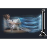 Rowenta Turmventilator VU 6670 FO silber/schwarz