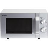 SHARP R204S, Mikrowelle silber