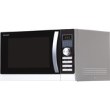SHARP R843INW, Mikrowelle silber/schwarz
