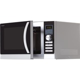 SHARP R843INW, Mikrowelle silber/schwarz