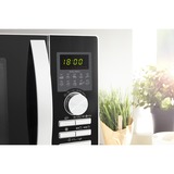 SHARP R843INW, Mikrowelle silber/schwarz