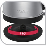 Tefal Element KI 280D, Wasserkocher edelstahl/schwarz, 1,7 Liter