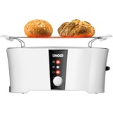 Unold Toaster Design Dual weiß/schwarz, 1.350 Watt, für 4 Scheiben Toast