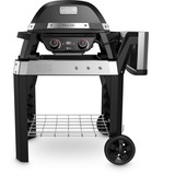 Weber Elektrogrill Pulse 2000 mit Wagen schwarz/silber, 2.200 Watt