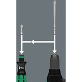 Wera Kraftform Kompakt 60 RA, Bit-Satz 1/4", 17-teilig schwarz/grün, inkl. Steckgriff mit Ratschenfunktion