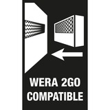 Wera Set Kraftform Kompakt 100, Werkzeug-Set inkl. Winkelschlüssel, 1/4", Textil-Box