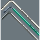 Wera Winkelschlüsselsatz 967 SPKL/9 Sechsrund, Schraubendreher mit Halteclip, mit Magnetisiergerät