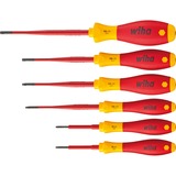 Wiha Schraubendreher-Set SoftFinish electric slimFix, 6-teilig rot/gelb