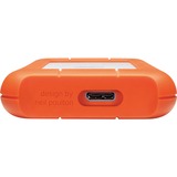 LaCie Rugged Mini 5 TB, Externe Festplatte silber/orange, Micro-USB-B 3.2 Gen 1 (5 Gbit/s)