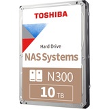 Toshiba N300 10 TB, Festplatte SATA 6 Gb/s, 3,5", Retail