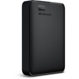 WD Elements Portable 5 TB, Externe Festplatte schwarz, Micro-USB-B 3.2 Gen 1 (5 Gbit/s)