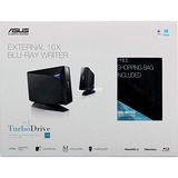 ASUS BW-16D1H-U Pro, externer Blu-ray-Brenner schwarz, USB 3.0, M-DISC