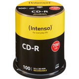 Intenso CD-R 700 MB, CD-Rohlinge 52fach, 100 Stück