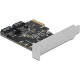 DeLOCK 2 Port SATA PCI Express Karte, Adapter 