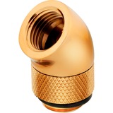 Corsair XF 45° Rotary Adapter Twin Pack, Verbindung gold, kompatibel mit CORSAIR XF Fittings