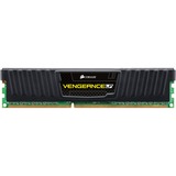 Corsair DIMM 8 GB DDR3-1600  , Arbeitsspeicher schwarz, CML8GX3M1A1600C10, Vengeance LP, Lite Retail