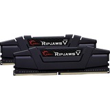 G.Skill DIMM 8 GB DDR4-3200 (2x 4 GB) Dual-Kit, Arbeitsspeicher schwarz, F4-3200C16D-8GVKB, Ripjaws V, INTEL XMP