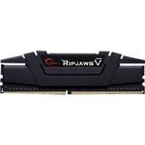 G.Skill DIMM 8 GB DDR4-3200 (2x 4 GB) Dual-Kit, Arbeitsspeicher schwarz, F4-3200C16D-8GVKB, Ripjaws V, INTEL XMP
