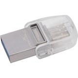 Kingston DataTraveler microDuo 3C 128 GB, USB-Stick USB-A 3.2 Gen 1, USB-C 3.2 Gen 1