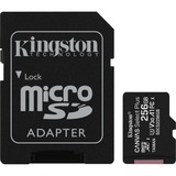 Kingston R100 256 GB microSDXC, Speicherkarte schwarz, UHS-I U3, Class 10, V30, A2