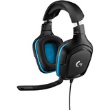 Logitech G432 Gaming Headset, Gaming-Headset schwarz/blau