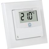 Homematic IP Smart Home Temperatur & Luftfeuchtigkeitssensor mit Display (HmIP-STHD) weiß