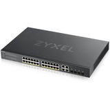 Zyxel GS1920-24HP V2, Switch schwarz, 375W PoE+ Gesamtbudget