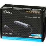 i-tec USB 3.0 Metal Charging HUB 4 Port, USB-Hub 