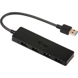 i-tec USB 3.0 Slim Passive HUB 4 Port, USB-Hub schwarz