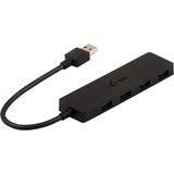 i-tec USB 3.0 Slim Passive HUB 4 Port, USB-Hub schwarz