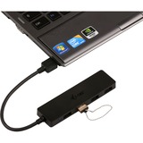 i-tec USB 3.0 Slim Passive HUB 4 Port, USB-Hub schwarz