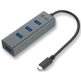 i-tec USB-C Metal HUB 4 Port, USB-Hub schwarz