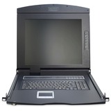 Digitus 19" KVM Konsole 17"TFT 8p Cat5, KVM-Switch 