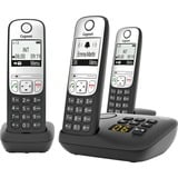 Gigaset A690 A Trio, analoges Telefon schwarz, DECT, Anrufbeantworter