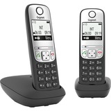Gigaset A690 Duo, analoges Telefon schwarz, DECT