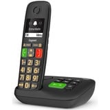 Gigaset E290A, analoges Telefon schwarz, Anrufbeantworter